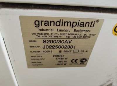 Каток гладильный «ELECTRONIC» S200/30AV, с (инв.№ по бух. учету 0000011647)
